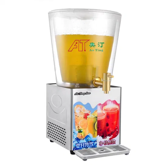 Dispensador de bebidas exprimidor de zumo de fruta, bebidas de agua fría y caliente, restaurante comercial de hotel